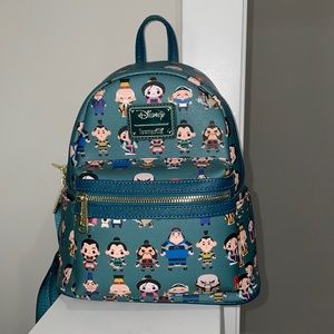 Loungefly Mulan Chibi Characters Mini Backpack